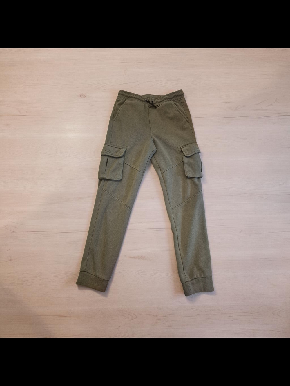 Kids Sonoma Olive Green Cargo Jogger Pants Size Large 14/16